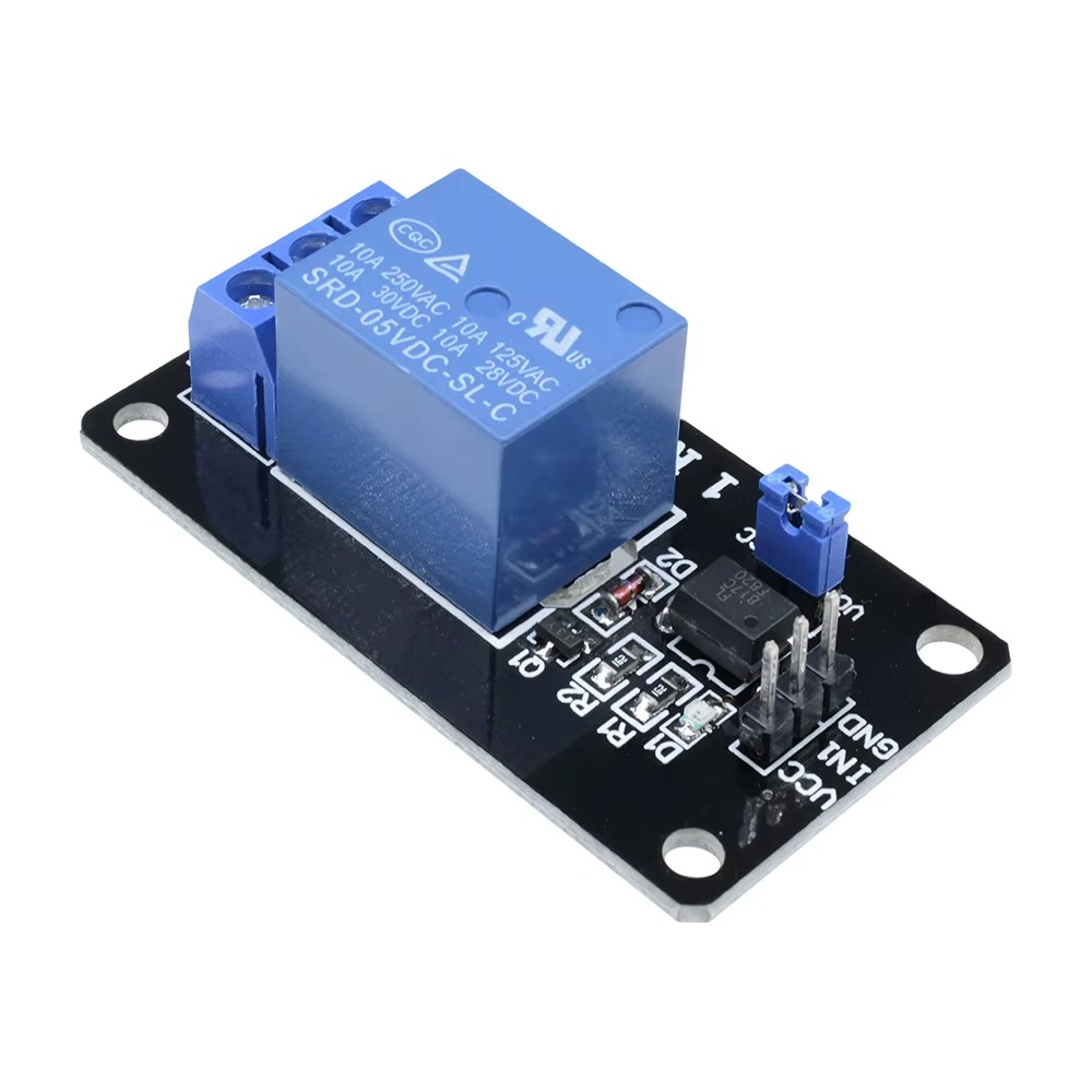 5V 1 Channel Relay Module 5V 10A with Optocoupler – WEMOS STORE
